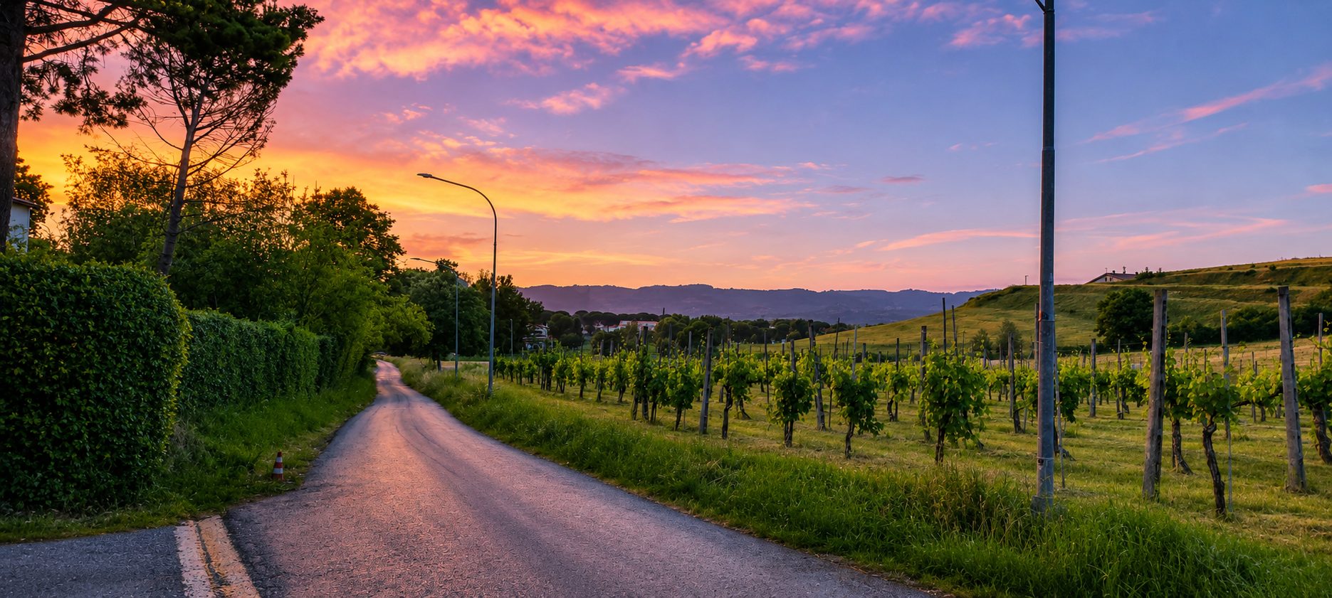 Sulle strade dell'entroterra