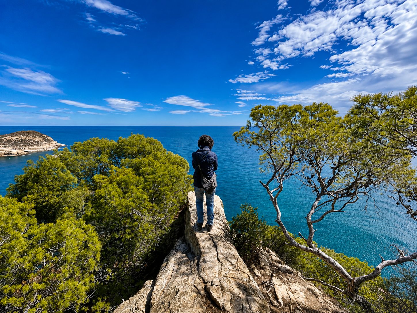 Una sosta panoramica affacciata sul mare