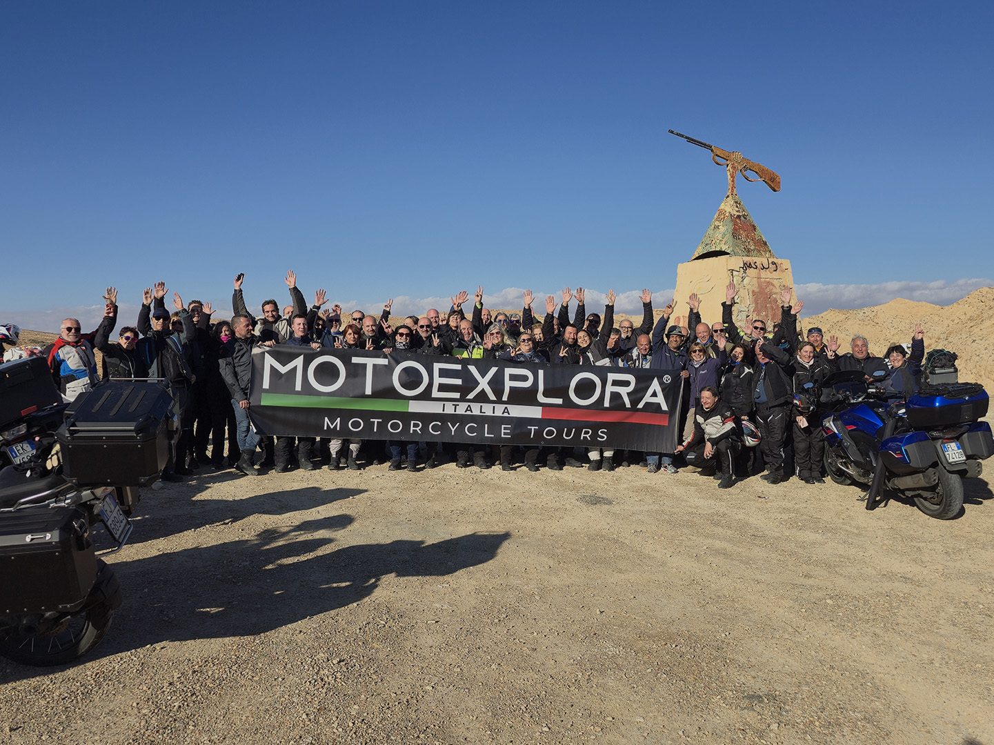 Il monumento nel cuore del deserto