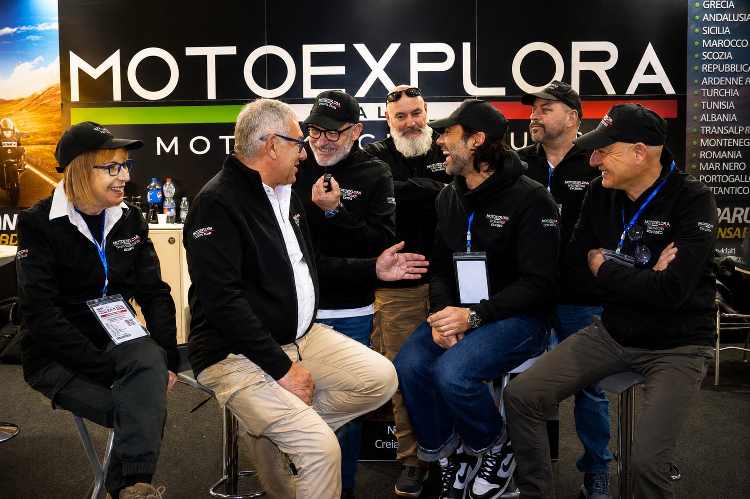 Il team Motoexplora al raduno di inizio stagione