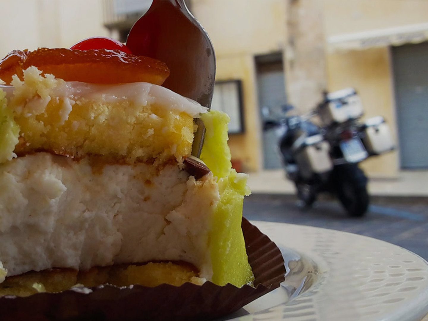 Una pausa dolce lungo la strada