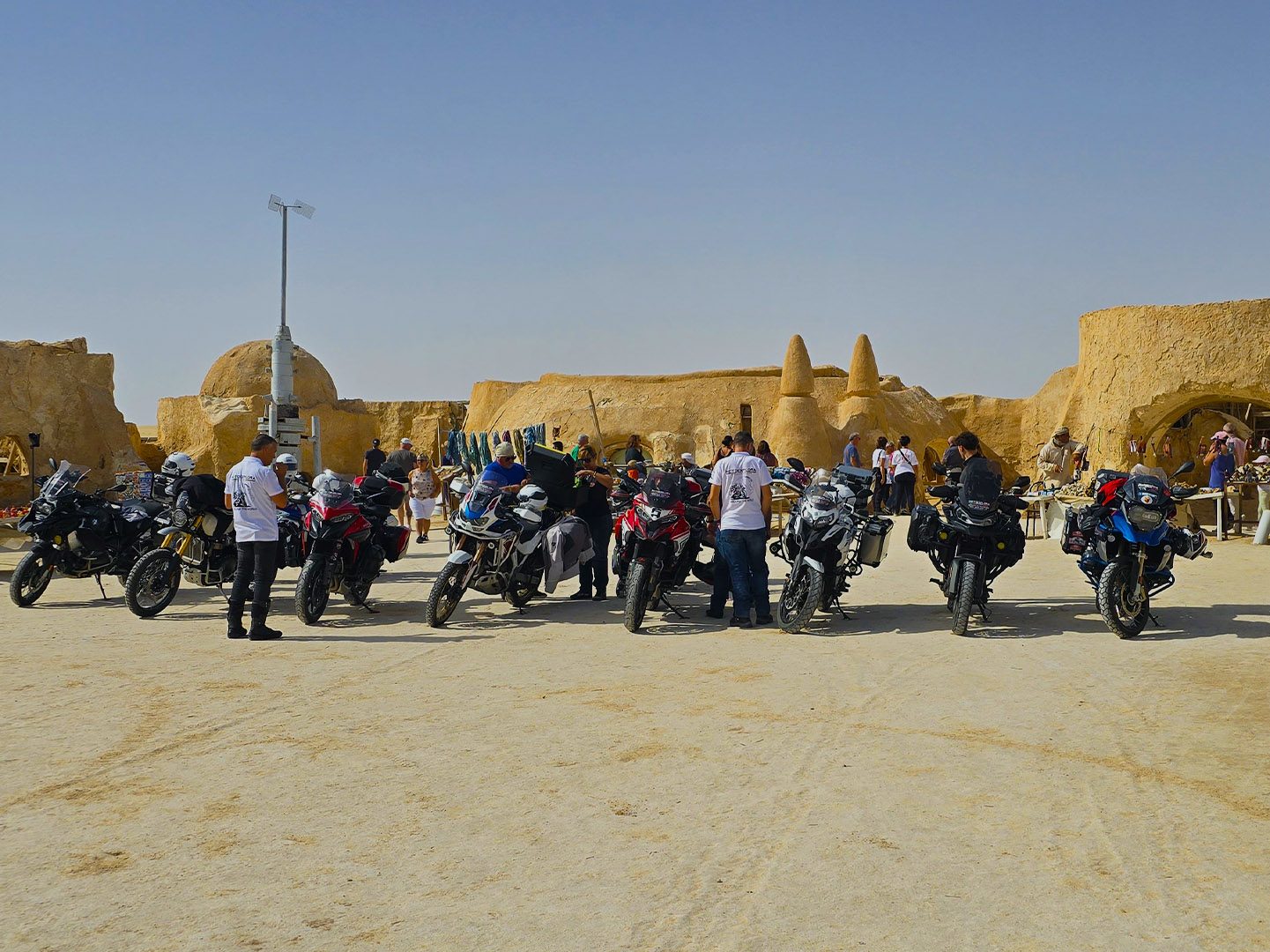 Sul set di Star Wars nel deserto